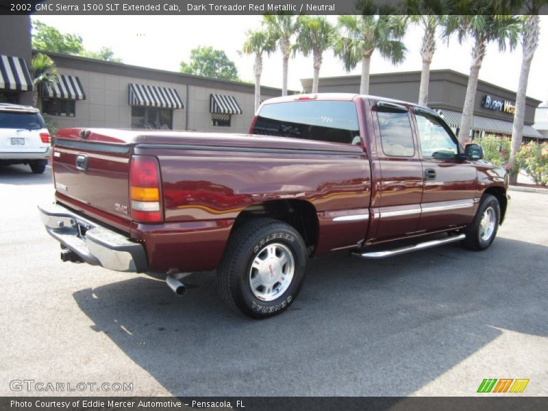 Dark Toreador Red Metallic / Neutral 2002 GMC Sierra 1500 SLT Extended Cab