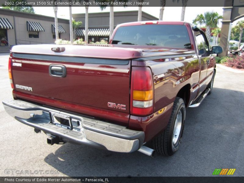 Dark Toreador Red Metallic / Neutral 2002 GMC Sierra 1500 SLT Extended Cab