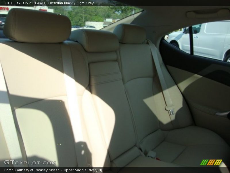 Obsidian Black / Light Gray 2010 Lexus IS 250 AWD