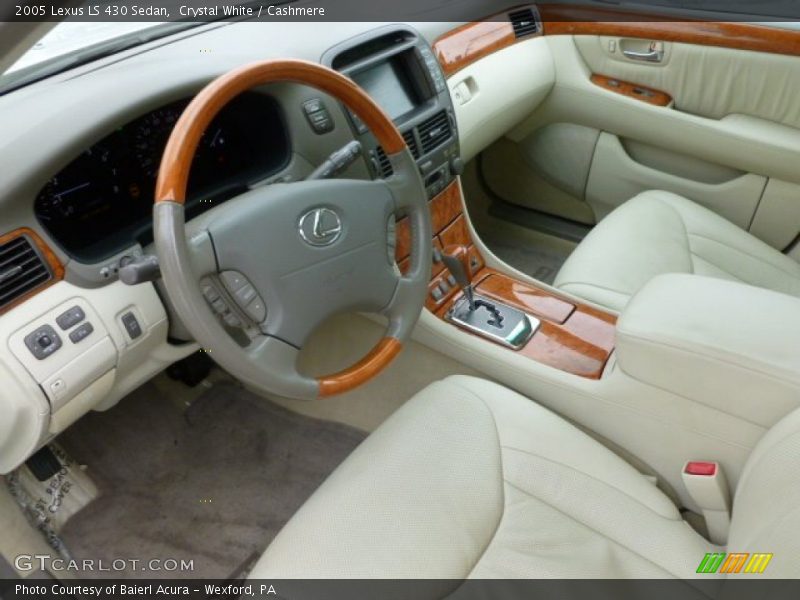 Crystal White / Cashmere 2005 Lexus LS 430 Sedan