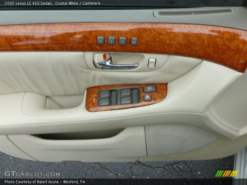 Crystal White / Cashmere 2005 Lexus LS 430 Sedan