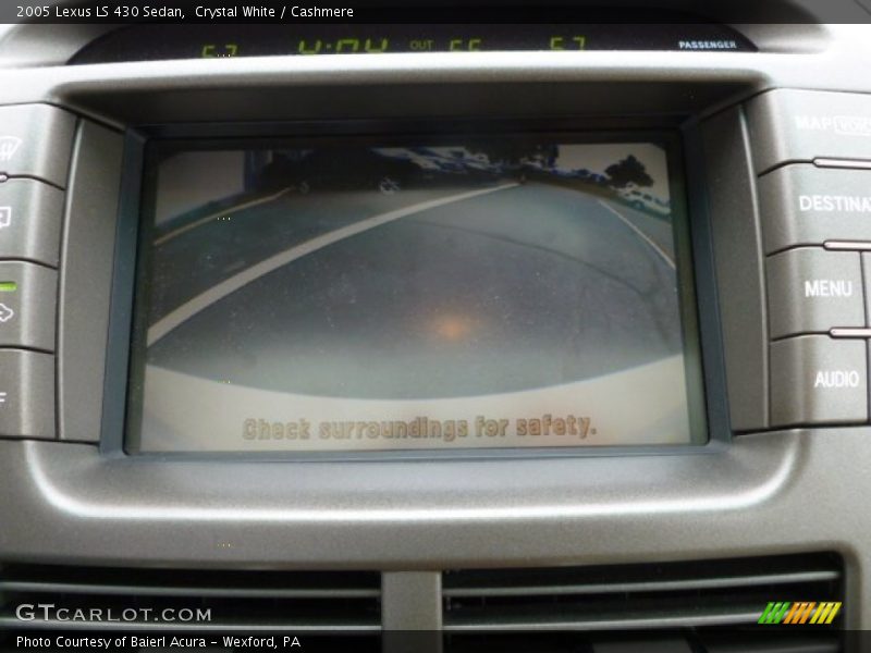 Crystal White / Cashmere 2005 Lexus LS 430 Sedan