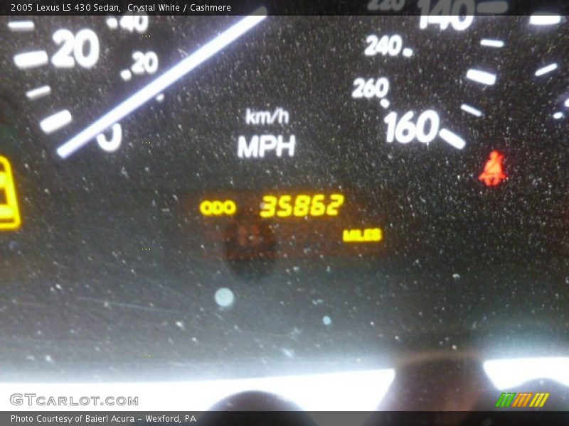 Crystal White / Cashmere 2005 Lexus LS 430 Sedan