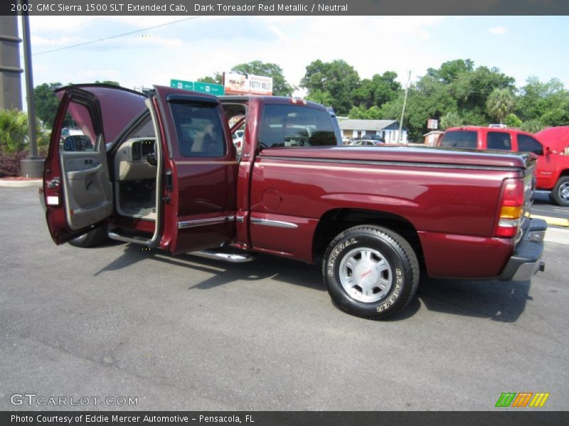 Dark Toreador Red Metallic / Neutral 2002 GMC Sierra 1500 SLT Extended Cab
