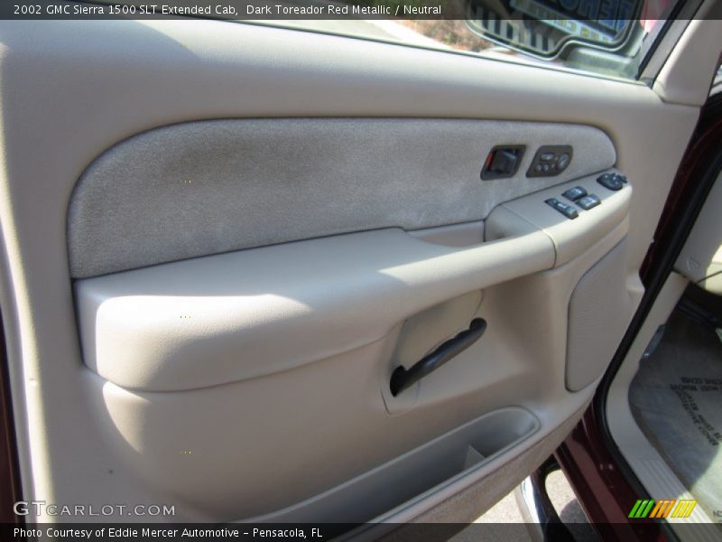 Dark Toreador Red Metallic / Neutral 2002 GMC Sierra 1500 SLT Extended Cab