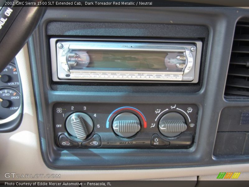 Dark Toreador Red Metallic / Neutral 2002 GMC Sierra 1500 SLT Extended Cab