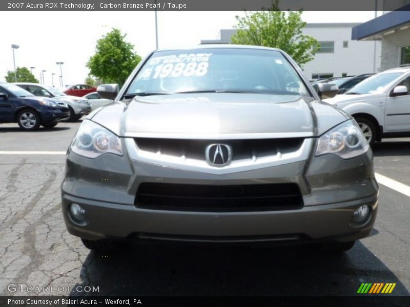 Carbon Bronze Pearl / Taupe 2007 Acura RDX Technology