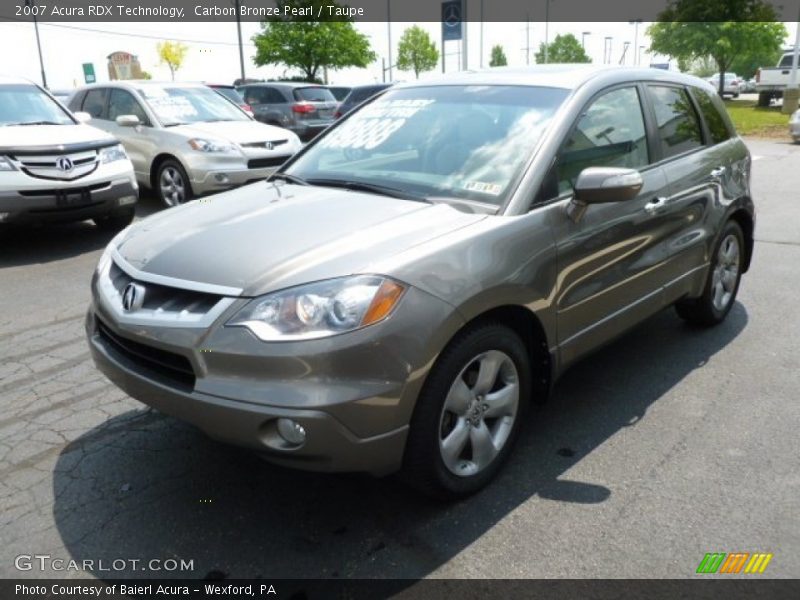 Carbon Bronze Pearl / Taupe 2007 Acura RDX Technology