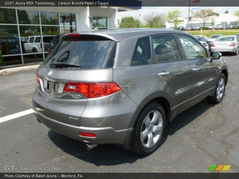 Carbon Bronze Pearl / Taupe 2007 Acura RDX Technology