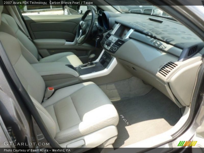 Carbon Bronze Pearl / Taupe 2007 Acura RDX Technology