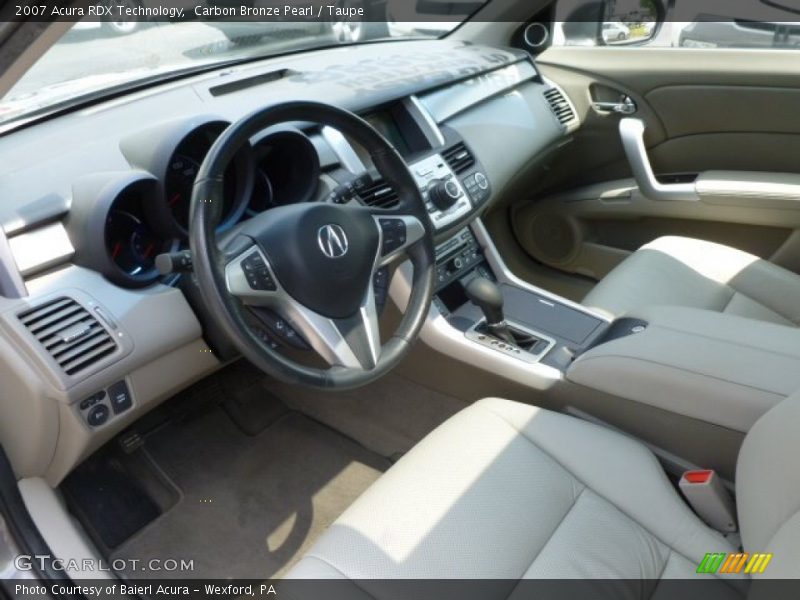 Carbon Bronze Pearl / Taupe 2007 Acura RDX Technology