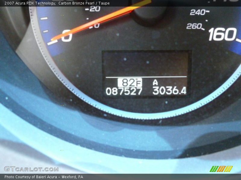 Carbon Bronze Pearl / Taupe 2007 Acura RDX Technology