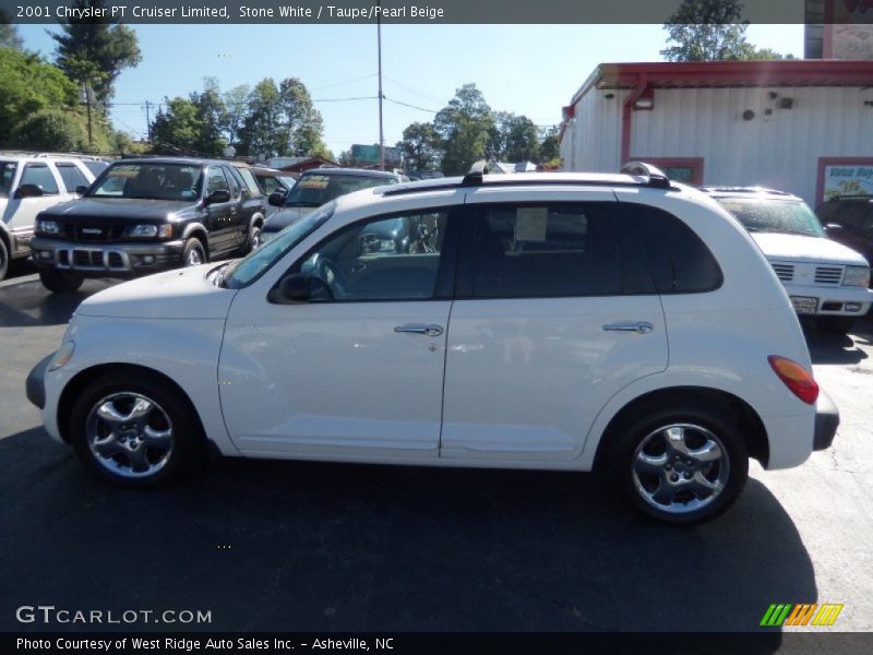 Stone White / Taupe/Pearl Beige 2001 Chrysler PT Cruiser Limited