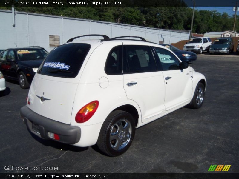 Stone White / Taupe/Pearl Beige 2001 Chrysler PT Cruiser Limited