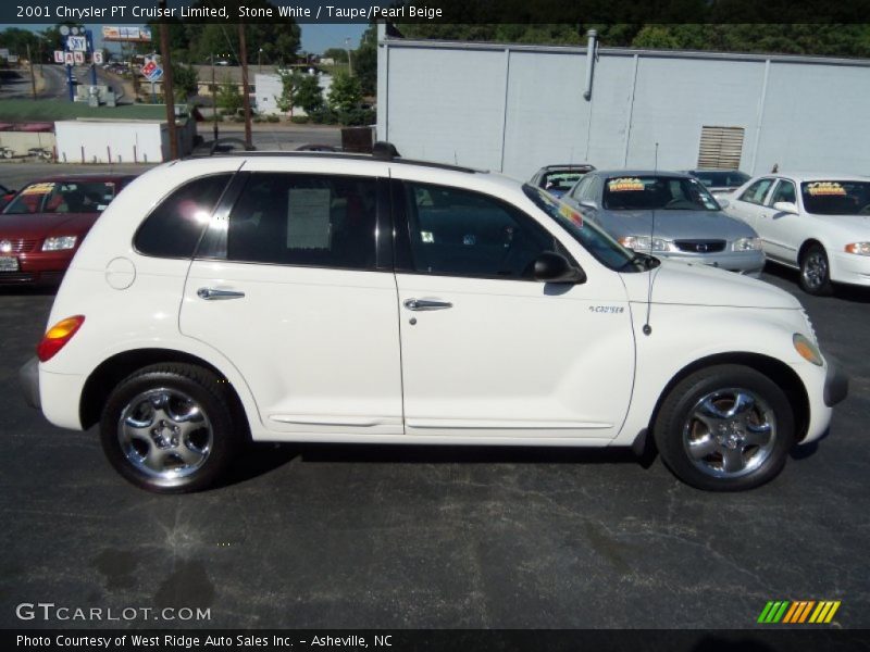 Stone White / Taupe/Pearl Beige 2001 Chrysler PT Cruiser Limited