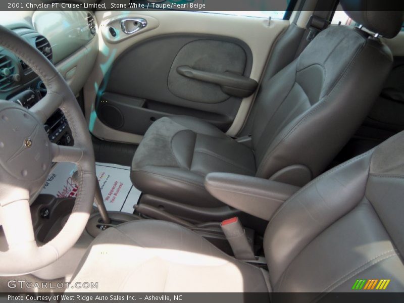 Stone White / Taupe/Pearl Beige 2001 Chrysler PT Cruiser Limited