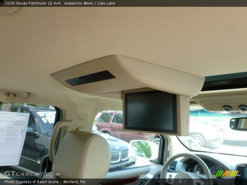 Avalanche White / Cafe Latte 2008 Nissan Pathfinder LE 4x4