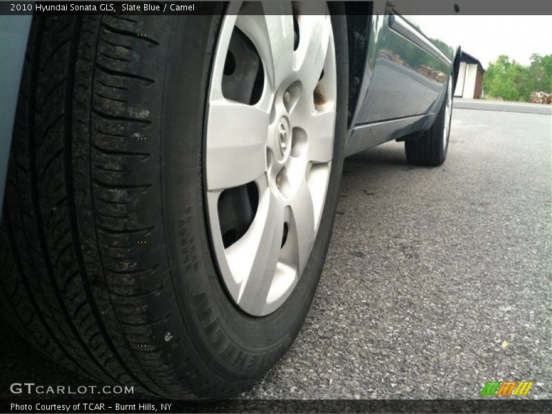 Slate Blue / Camel 2010 Hyundai Sonata GLS