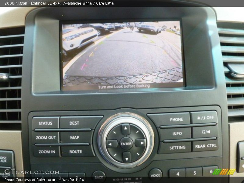 Avalanche White / Cafe Latte 2008 Nissan Pathfinder LE 4x4