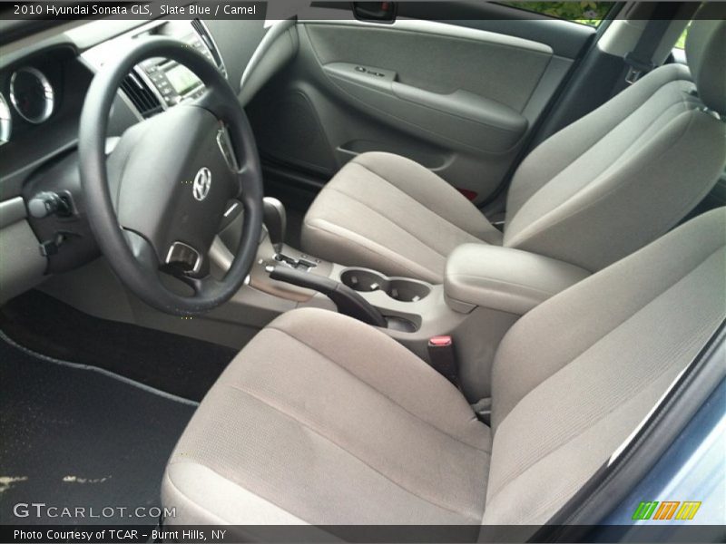 Slate Blue / Camel 2010 Hyundai Sonata GLS