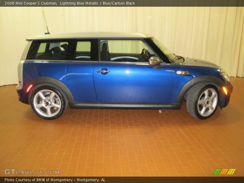 Lightning Blue Metallic / Blue/Carbon Black 2008 Mini Cooper S Clubman