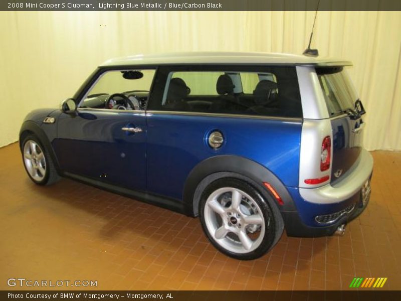 Lightning Blue Metallic / Blue/Carbon Black 2008 Mini Cooper S Clubman
