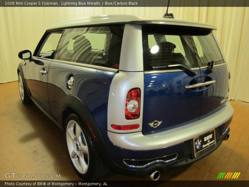 Lightning Blue Metallic / Blue/Carbon Black 2008 Mini Cooper S Clubman