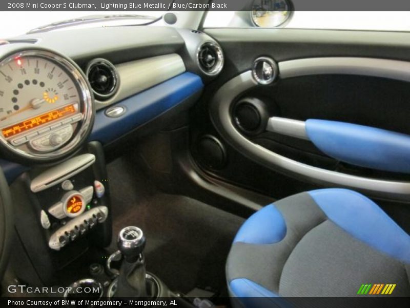 Lightning Blue Metallic / Blue/Carbon Black 2008 Mini Cooper S Clubman