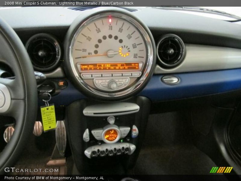 Lightning Blue Metallic / Blue/Carbon Black 2008 Mini Cooper S Clubman