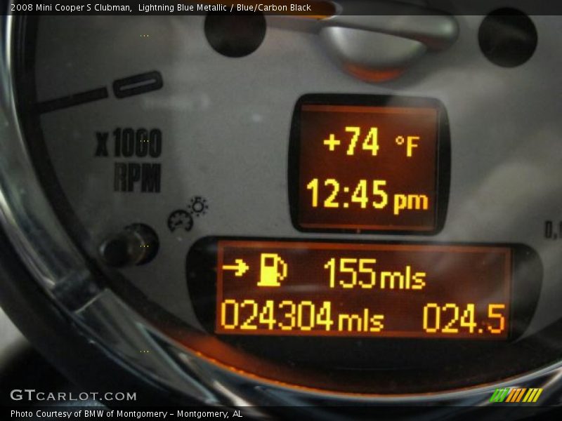 Lightning Blue Metallic / Blue/Carbon Black 2008 Mini Cooper S Clubman