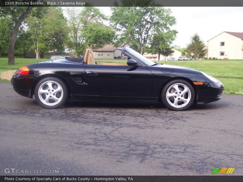 Black / Savanna Beige 1998 Porsche Boxster