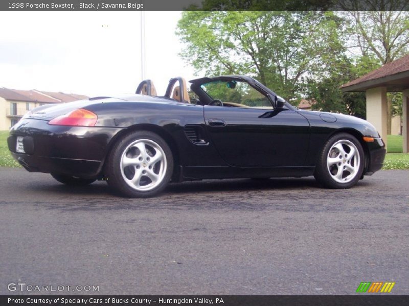 Black / Savanna Beige 1998 Porsche Boxster