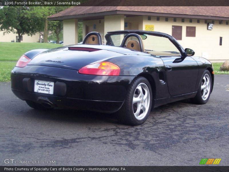 Black / Savanna Beige 1998 Porsche Boxster