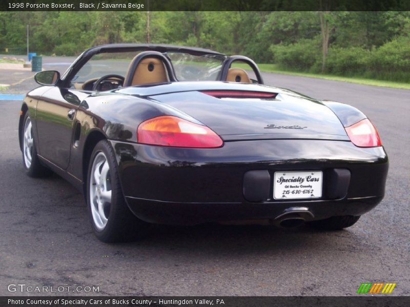 Black / Savanna Beige 1998 Porsche Boxster