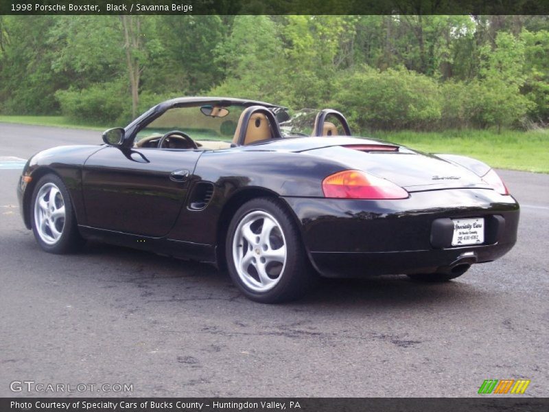 Black / Savanna Beige 1998 Porsche Boxster