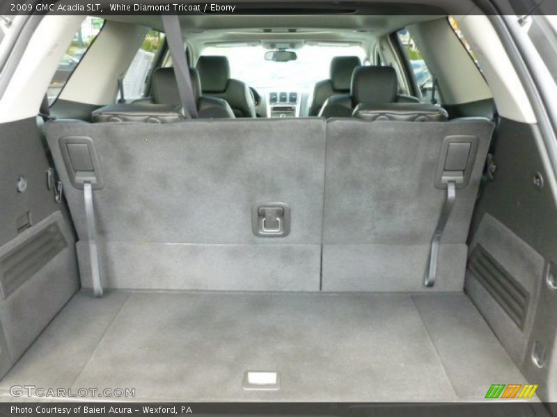 White Diamond Tricoat / Ebony 2009 GMC Acadia SLT