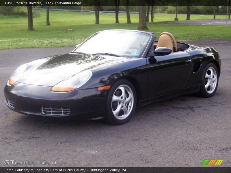 Black / Savanna Beige 1998 Porsche Boxster