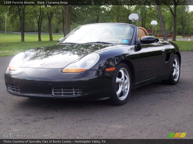 Black / Savanna Beige 1998 Porsche Boxster