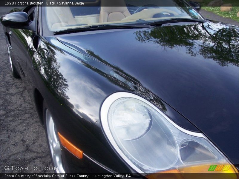 Black / Savanna Beige 1998 Porsche Boxster