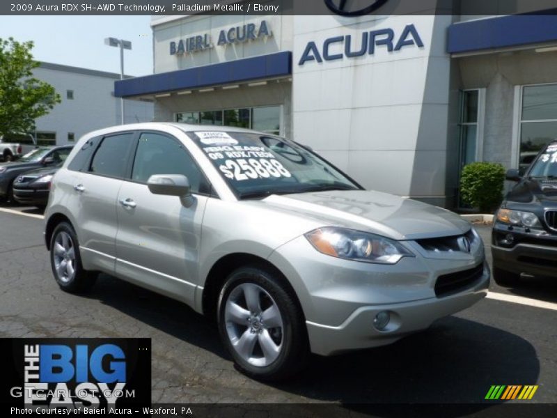 Palladium Metallic / Ebony 2009 Acura RDX SH-AWD Technology