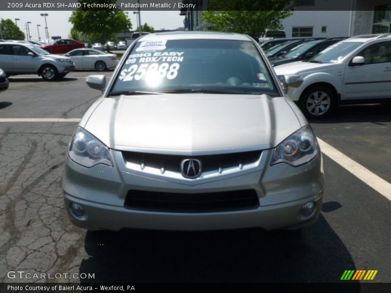 Palladium Metallic / Ebony 2009 Acura RDX SH-AWD Technology