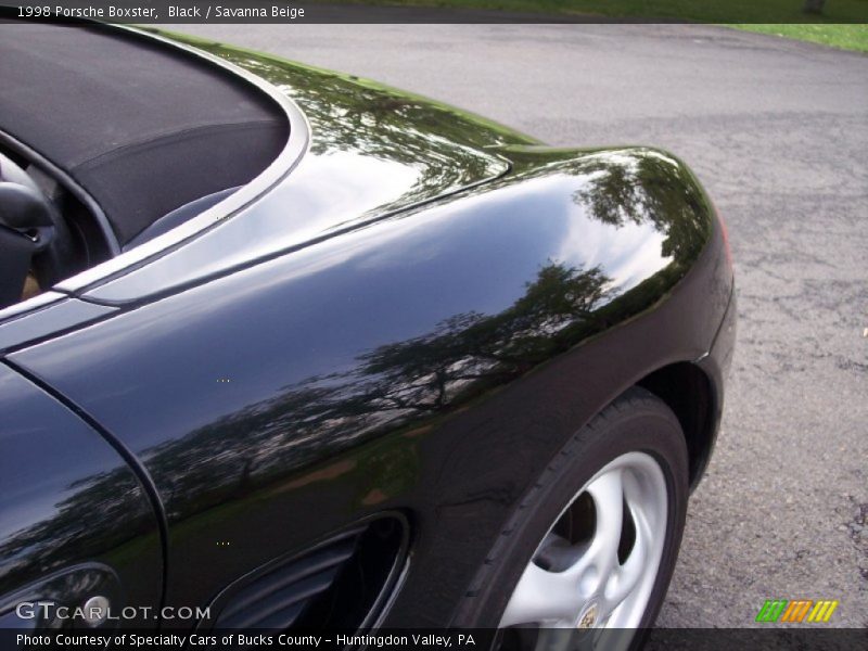 Black / Savanna Beige 1998 Porsche Boxster