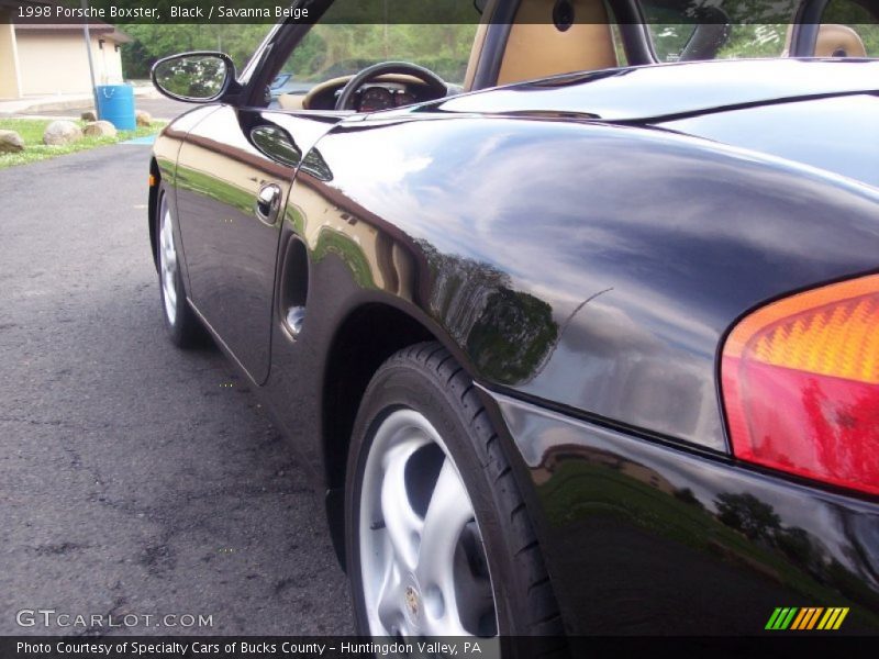 Black / Savanna Beige 1998 Porsche Boxster