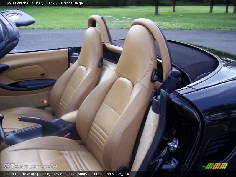 Black / Savanna Beige 1998 Porsche Boxster