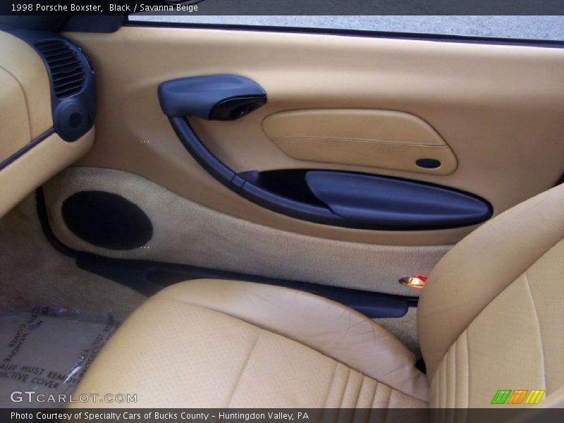 Black / Savanna Beige 1998 Porsche Boxster