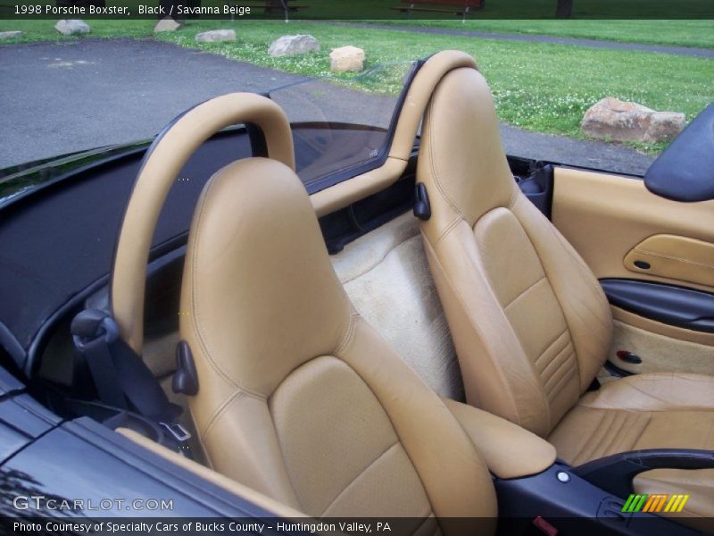 Black / Savanna Beige 1998 Porsche Boxster