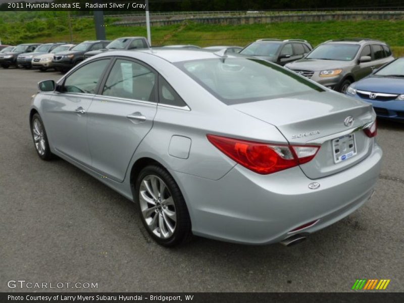 Radiant Silver / Gray 2011 Hyundai Sonata SE