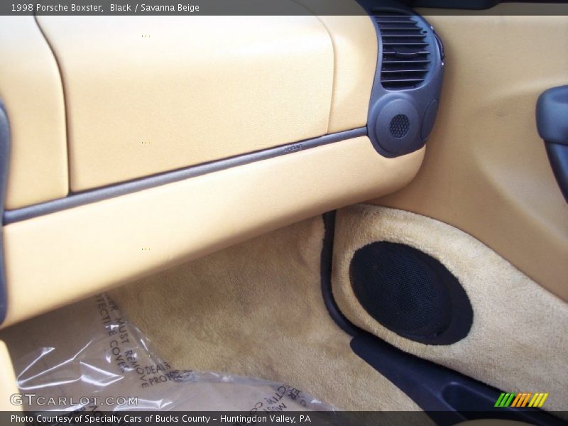 Black / Savanna Beige 1998 Porsche Boxster