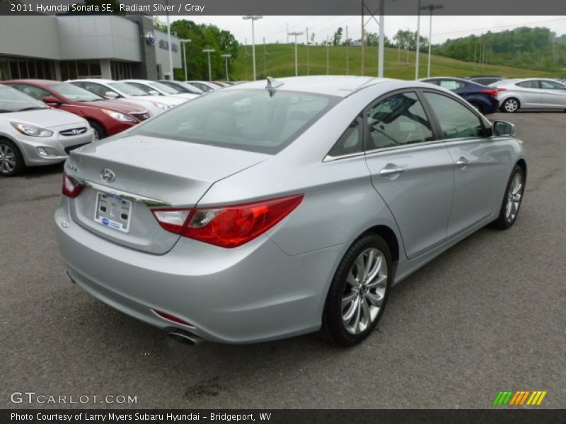 Radiant Silver / Gray 2011 Hyundai Sonata SE