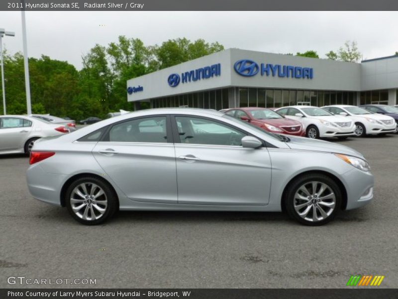 Radiant Silver / Gray 2011 Hyundai Sonata SE